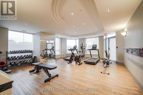 309 - 190 Manitoba Street, Toronto, ON - Indoor Photo Showing Gym Room