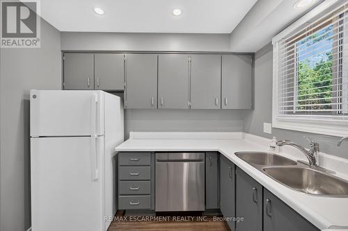 2 - 199 York Road, Hamilton, ON - Indoor Photo Showing Kitchen With Double Sink
