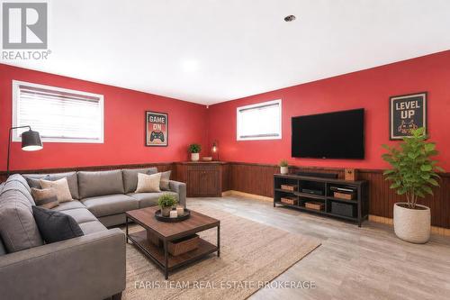 Virtually Staged - 1008 Rainbow Valley Road W, Springwater, ON - Indoor Photo Showing Living Room