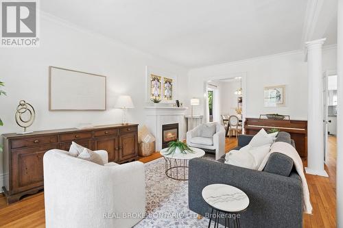 25 Suffolk Street W, Guelph, ON - Indoor Photo Showing Living Room With Fireplace