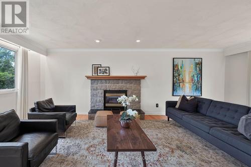 1038 Arnot Road, Ottawa, ON - Indoor Photo Showing Living Room With Fireplace