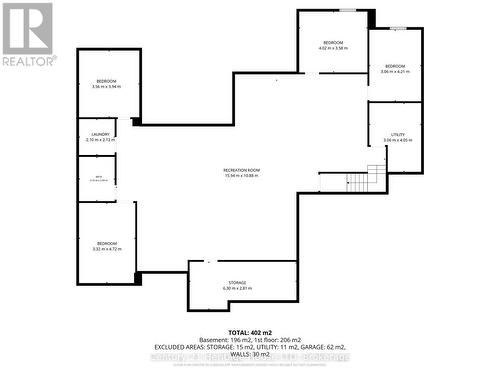 Basement Floor Plan - 856 Lorraine Road, Port Colborne (Sherkston), ON - Other