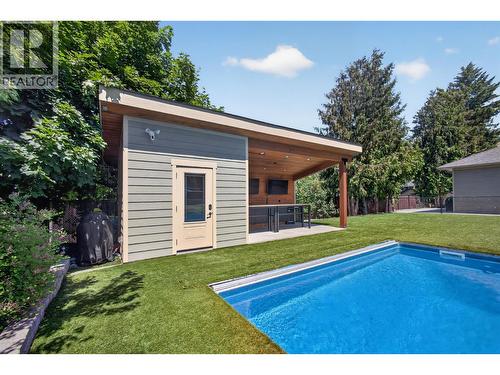 4588 Raymer Road, Kelowna, BC - Outdoor With In Ground Pool