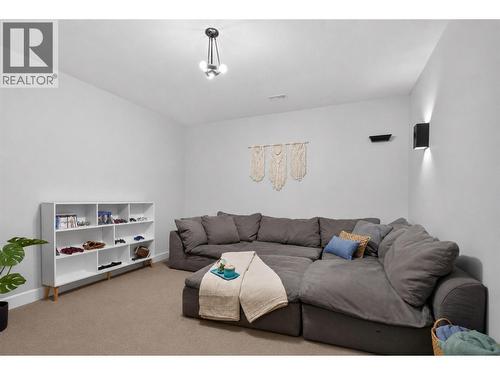 main basement theatre room - 4588 Raymer Road, Kelowna, BC - Indoor Photo Showing Living Room