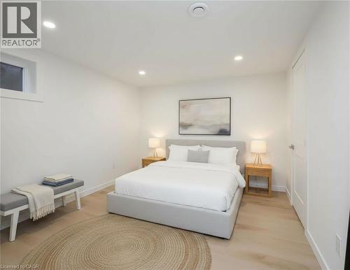 Virtually Staged - 781 Ninth Avenue Unit# Lower, Hamilton, ON - Indoor Photo Showing Bedroom