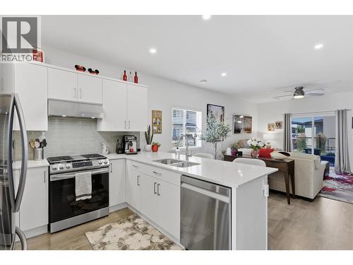2683 Ord Road Unit# 163, Kamloops, BC - Indoor Photo Showing Kitchen With Stainless Steel Kitchen With Double Sink
