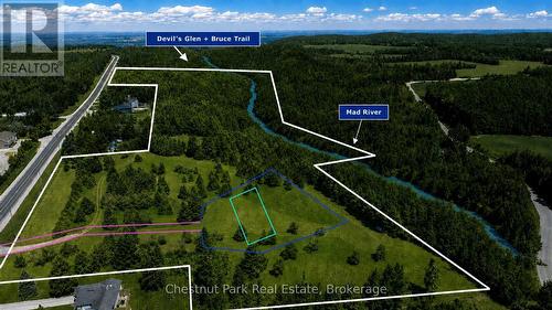 Approximate property boundaries - 9420 Ewing Road, Clearview, ON 