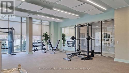 913 - 10 Gatineau Drive, Vaughan, ON - Indoor Photo Showing Gym Room