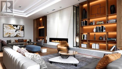 1708 - 10 Eva Road, Toronto, ON - Indoor Photo Showing Living Room