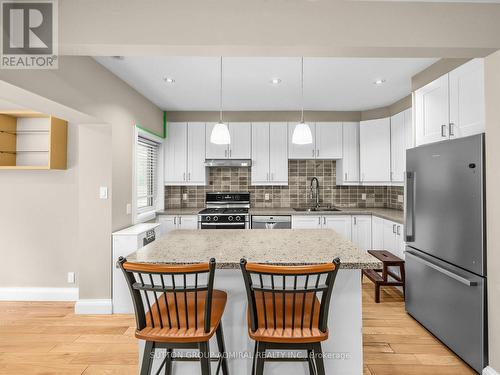 246 Ellis Avenue, Toronto, ON - Indoor Photo Showing Kitchen With Stainless Steel Kitchen With Double Sink With Upgraded Kitchen