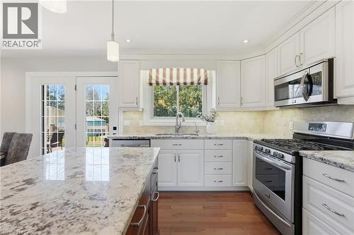 133 New Lakeshore Road, Port Dover, ON - Indoor Photo Showing Kitchen With Upgraded Kitchen