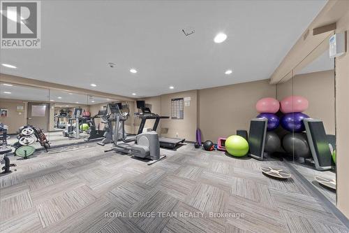 201 - 12 Corkstown Road, Ottawa, ON - Indoor Photo Showing Gym Room