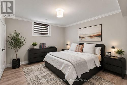 Virtually Staged - 33 Cottage Street, Niagara-On-The-Lake (Town), ON - Indoor Photo Showing Bedroom