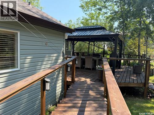 1306 Kewatin Lane, Turtle Lake, SK - Outdoor With Deck Patio Veranda With Exterior