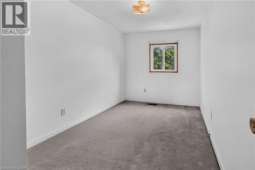 Neutral white walls complement the gray carpeting in this room - 125 Bonaventure Drive Unit# 50, Hamilton, ON - Indoor Photo Showing Other Room