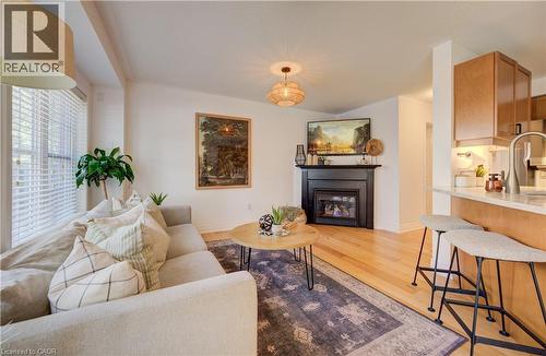 3 Golden Iris Crescent, Hamilton, ON - Indoor Photo Showing Living Room With Fireplace