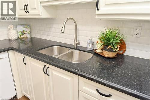 2263 Marine Drive Unit# 401, Oakville, ON - Indoor Photo Showing Kitchen With Double Sink
