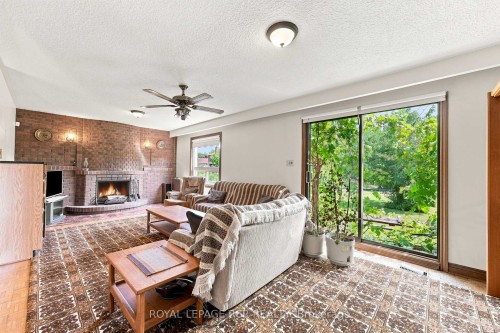 2795 Victoria Park Avenue, Toronto, ON - Indoor Photo Showing Living Room With Fireplace
