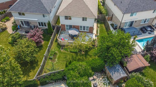 270 Springvalley Crescent, Hamilton, ON - Outdoor With In Ground Pool With Deck Patio Veranda