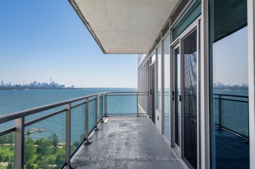 1103-58 Marine Parade Drive, Toronto, ON - Outdoor With Body Of Water With Balcony With View With Exterior