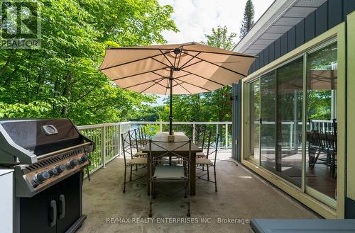 Patio off of dining room - 140 Rachels Lane, Huntsville, ON - Outdoor With Exterior