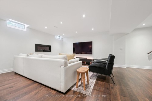 38 Scott Boulevard, Milton, ON - Indoor With Fireplace