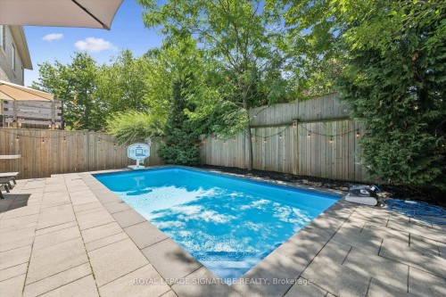 38 Scott Boulevard, Milton, ON - Outdoor With In Ground Pool With Backyard