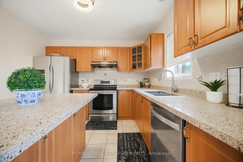 34 Nina Place N, Brampton, ON - Indoor Photo Showing Kitchen With Double Sink
