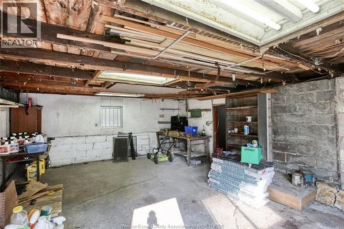 371 Laporte, Windsor, ON - Indoor Photo Showing Basement