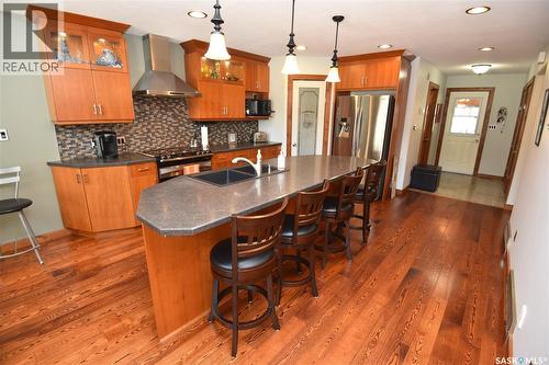 308 Park Drive, Tobin Lake, SK - Indoor Photo Showing Kitchen With Double Sink