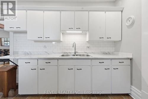 73 Grand River Street S, Brant, ON - Indoor Photo Showing Kitchen With Double Sink