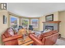 3333 South Main Street Unit# 93, Penticton, BC  - Indoor Photo Showing Living Room With Fireplace 