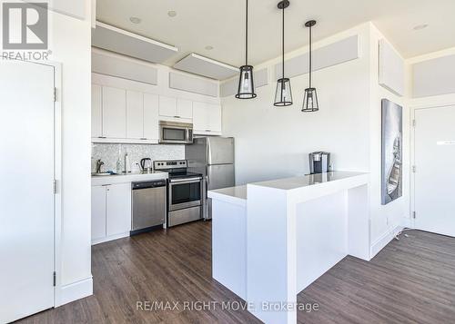 Kitchen in Common Area - 605 - 80 Orchard Point Road, Orillia, ON - Indoor Photo Showing Kitchen With Stainless Steel Kitchen