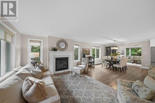 5 Peggs Lane, Mcnab/Braeside, ON - Indoor Photo Showing Living Room With Fireplace