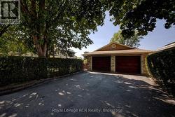 Separate driveway for detached garage - 