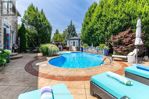 2149 Alderbrook Drive, Oakville, ON - Outdoor With In Ground Pool With Backyard