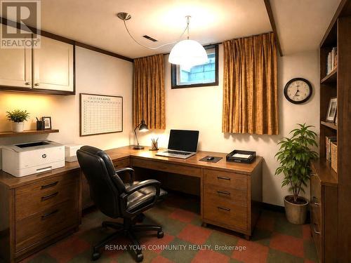 4TH BEDROOM VIRTUALLY STAGED - 15 Resolution Crescent, Toronto, ON - Indoor Photo Showing Office