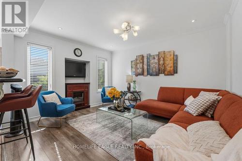 156 Heale Avenue, Toronto, ON - Indoor Photo Showing Living Room With Fireplace