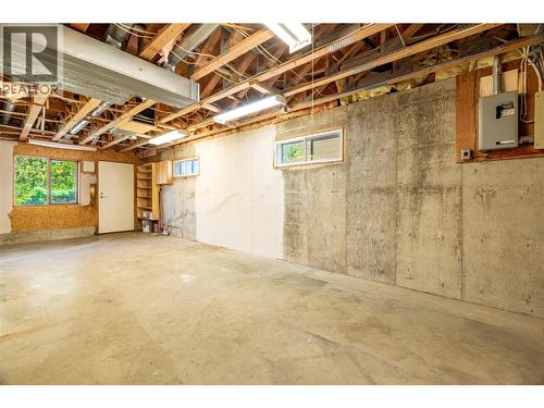 Workshop - 7315 Longacre Drive, Vernon, BC - Indoor Photo Showing Basement