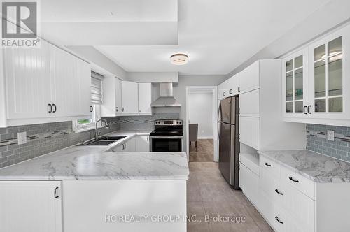 22 Fireside Drive, Hamilton, ON - Indoor Photo Showing Kitchen With Double Sink
