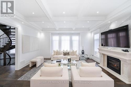 6 Stokes Drive, King, ON - Indoor Photo Showing Living Room With Fireplace