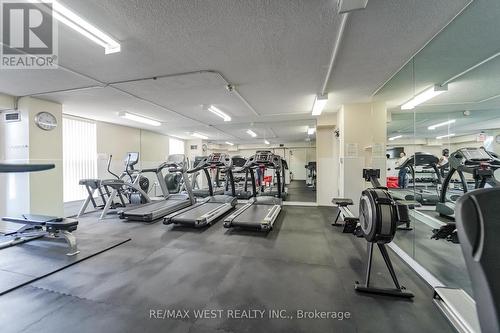 1604 - 18 Knightsbridge Road, Brampton, ON - Indoor Photo Showing Gym Room