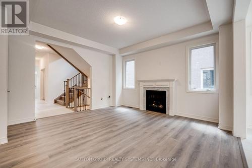 59 Hager Crek Terrace, Hamilton, ON - Indoor Photo Showing Living Room With Fireplace