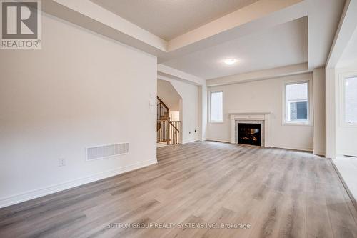 59 Hager Crek Terrace, Hamilton, ON - Indoor Photo Showing Living Room With Fireplace