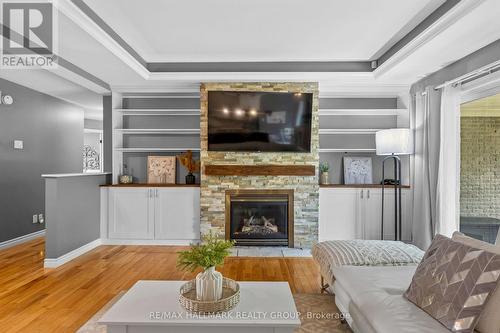 520 David Manchester Road, Ottawa, ON - Indoor Photo Showing Living Room With Fireplace
