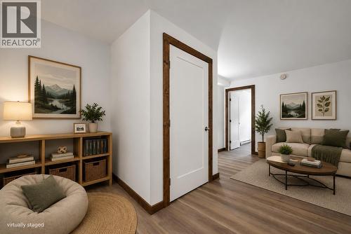 Virtually staged basement recreation room - 5533 33 Highway Unit# 1, Beaverdell, BC 