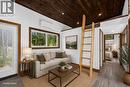 Virtually staged living room - 5533 33 Highway Unit# 1, Beaverdell, BC 