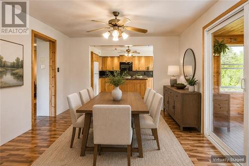 1220 Nepewassi Lake Road, Estaire, ON - Indoor Photo Showing Dining Room