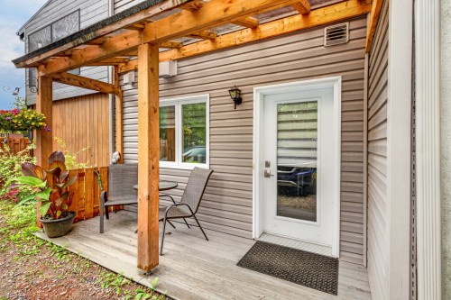 Entry - 16A  - 16B Route De Duchesnay, Sainte-Catherine-De-La-Jacques-Cartier, QC - Outdoor With Deck Patio Veranda With Exterior