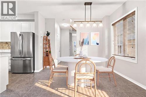 Virtually Staged - 5065 Serena Drive, Beamsville, ON - Indoor Photo Showing Dining Room